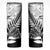 New Zealand Silver Fern Rugby Skinny Tumbler Aotearoa Maori Black Version