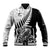 Custom New Zealand Silver Fern Rugby Baseball Jacket Aotearoa Maori Black Version LT01 Unisex Black - Polynesian Pride