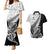 Custom New Zealand Silver Fern Rugby Couples Matching Mermaid Dress and Hawaiian Shirt Aotearoa Maori Black Version LT01 Black - Polynesian Pride