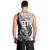 Custom New Zealand Silver Fern Rugby Men Tank Top Aotearoa Maori Black Version LT01 - Polynesian Pride