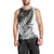 New Zealand Silver Fern Rugby Men Tank Top Aotearoa Maori White Version LT01 - Polynesian Pride