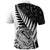 New Zealand Silver Fern Rugby Polo Shirt Aotearoa Maori White Version LT01 - Polynesian Pride