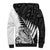 New Zealand Silver Fern Rugby Sherpa Hoodie Aotearoa Maori White Version LT01 - Polynesian Pride