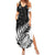 New Zealand Silver Fern Rugby Summer Maxi Dress Aotearoa Maori White Version LT01 Women White - Polynesian Pride