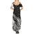 New Zealand Silver Fern Rugby Summer Maxi Dress Aotearoa Maori White Version LT01 - Polynesian Pride