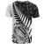 New Zealand Silver Fern Rugby T Shirt Aotearoa Maori White Version LT01 - Polynesian Pride