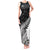 New Zealand Silver Fern Rugby Tank Maxi Dress Aotearoa Maori White Version LT01 Women White - Polynesian Pride