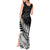 New Zealand Silver Fern Rugby Tank Maxi Dress Aotearoa Maori White Version LT01 - Polynesian Pride