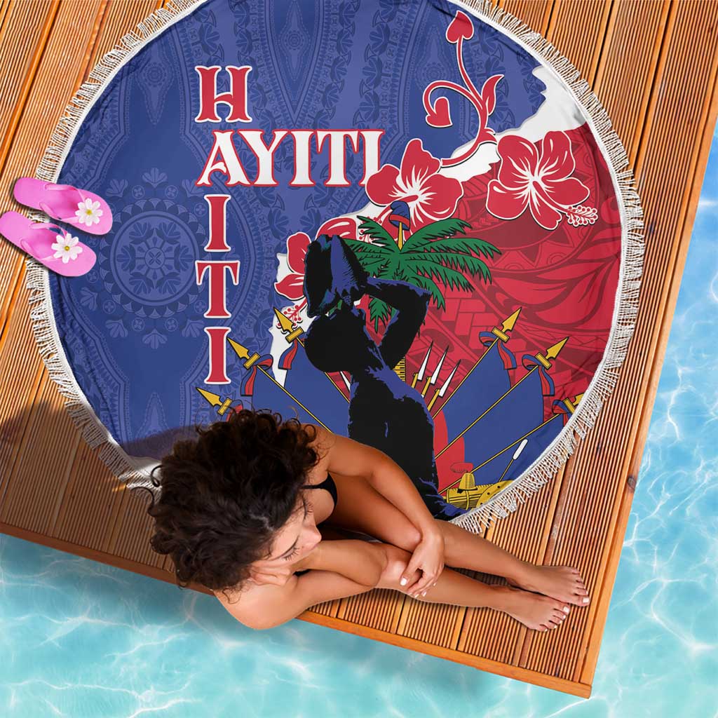 Haiti Le Marron Inconnu Beach Blanket Dashiki Mix Polynesian Pattern LT01 - Polynesian Pride