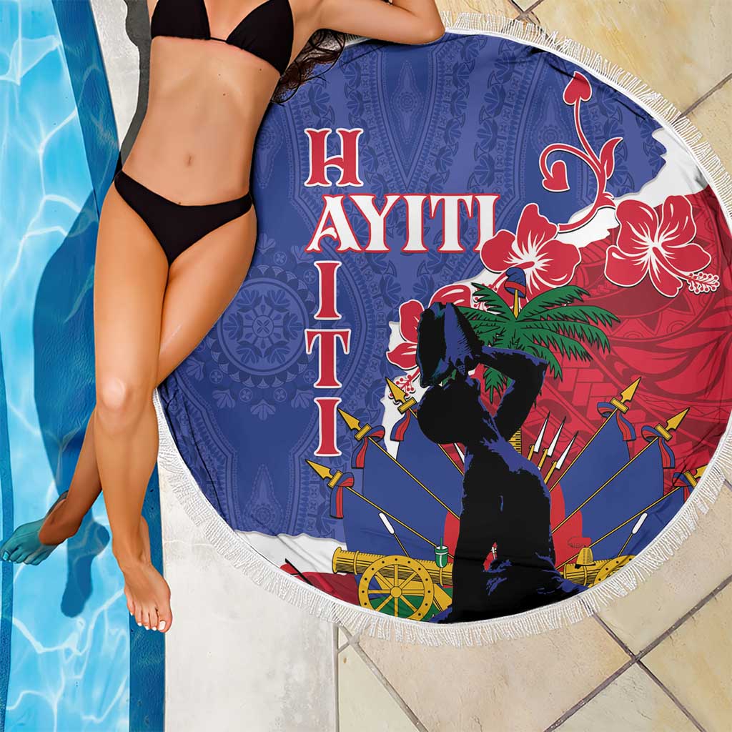 Haiti Le Marron Inconnu Beach Blanket Dashiki Mix Polynesian Pattern LT01 - Polynesian Pride