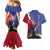 Personalised Haiti Le Marron Inconnu Couples Matching Mermaid Dress and Hawaiian Shirt Dashiki Mix Polynesian Pattern