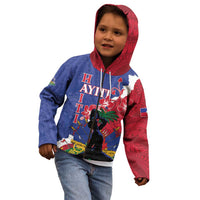 Personalised Haiti Le Marron Inconnu Kid Hoodie Dashiki Mix Polynesian Pattern LT01 - Polynesian Pride