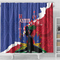 Haiti Le Marron Inconnu Shower Curtain Dashiki Mix Polynesian Pattern LT01 - Polynesian Pride