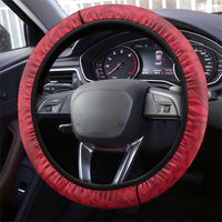 Haiti Le Marron Inconnu Steering Wheel Cover Dashiki Mix Polynesian Pattern LT01 - Polynesian Pride