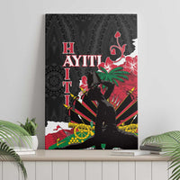 Ayiti Neg Marron Canvas Wall Art Dashiki Mix Polynesian Pattern LT01 - Polynesian Pride