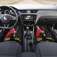 Ayiti Neg Marron Car Mats Dashiki Mix Polynesian Pattern LT01 Set 2pcs - Front Black - Polynesian Pride