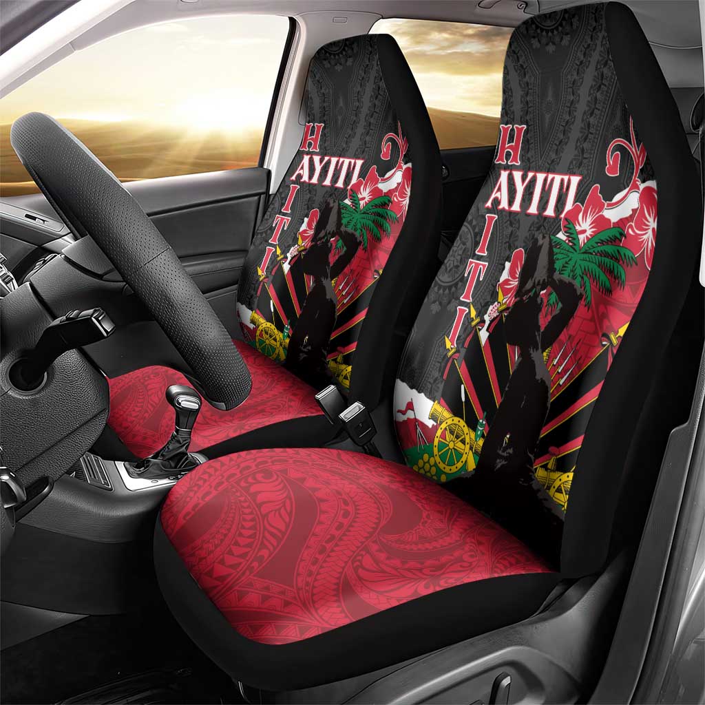 Ayiti Neg Marron Car Seat Cover Dashiki Mix Polynesian Pattern LT01 - Polynesian Pride