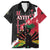 Personalised Ayiti Neg Marron Family Matching Off Shoulder Maxi Dress and Hawaiian Shirt Dashiki Mix Polynesian Pattern