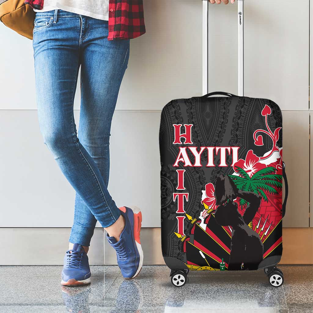 Ayiti Neg Marron Luggage Cover Dashiki Mix Polynesian Pattern LT01 - Polynesian Pride