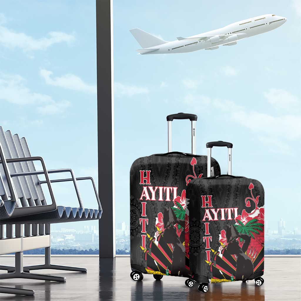 Ayiti Neg Marron Luggage Cover Dashiki Mix Polynesian Pattern LT01 - Polynesian Pride