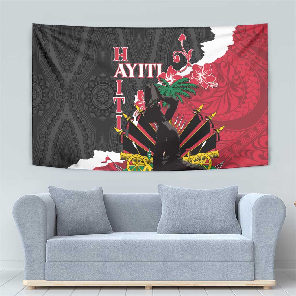 Ayiti Neg Marron Tapestry Dashiki Mix Polynesian Pattern LT01 - Polynesian Pride