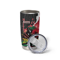 Personalised Ayiti Neg Marron Tumbler Cup Dashiki Mix Polynesian Pattern LT01 - Polynesian Pride