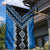 Blue Niho Taniwha Mix Poutama Garden Flag Unique Taniko Aotearoa