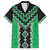 Green Niho Taniwha Mix Poutama Hawaiian Shirt Unique Taniko Aotearoa