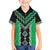 Green Niho Taniwha Mix Poutama Hawaiian Shirt Unique Taniko Aotearoa