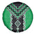 Green Niho Taniwha Mix Poutama Spare Tire Cover Unique Taniko Aotearoa