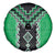 Green Niho Taniwha Mix Poutama Spare Tire Cover Unique Taniko Aotearoa