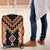 Orange Niho Taniwha Mix Poutama Luggage Cover Unique Taniko Aotearoa