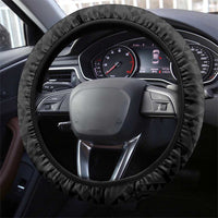 Sky Blue Niho Taniwha Mix Poutama Steering Wheel Cover Unique Taniko Aotearoa LT01 - Polynesian Pride