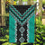 Teal Niho Taniwha Mix Poutama Garden Flag Unique Taniko Aotearoa