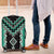 Teal Niho Taniwha Mix Poutama Luggage Cover Unique Taniko Aotearoa