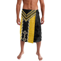 Yellow Niho Taniwha Mix Poutama Lavalava Unique Taniko Aotearoa LT01 Yellow - Polynesian Pride