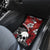 Hawaii Halloween Car Mats Hibiscus Skull Kakau Pattern LT01 - Polynesian Pride