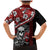 Hawaii Halloween Family Matching Mermaid Dress and Hawaiian Shirt Hibiscus Skull Kakau Pattern LT01 - Polynesian Pride