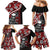 Hawaii Halloween Family Matching Mermaid Dress and Hawaiian Shirt Hibiscus Skull Kakau Pattern LT01 - Polynesian Pride