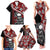 Hawaii Halloween Family Matching Tank Maxi Dress and Hawaiian Shirt Hibiscus Skull Kakau Pattern LT01 - Polynesian Pride