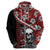 Hawaii Halloween Hoodie Hibiscus Skull Kakau Pattern LT01 - Polynesian Pride