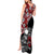 Hawaii Halloween Tank Maxi Dress Hibiscus Skull Kakau Pattern LT01 - Polynesian Pride