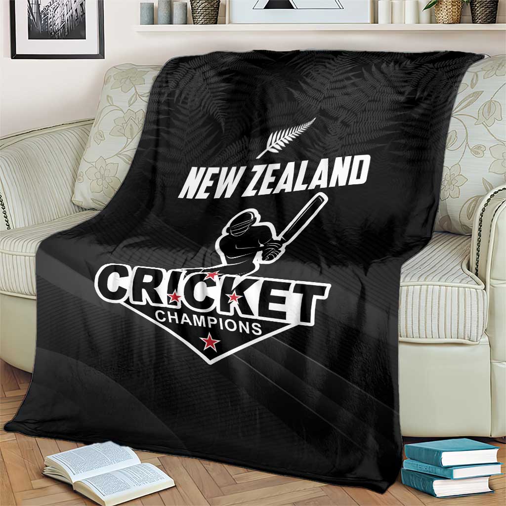New Zealand Cricket Blanket Aotearoa Black Cap Come On LT01 - Polynesian Pride
