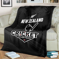 New Zealand Cricket Blanket Aotearoa Black Cap Come On LT01 - Polynesian Pride