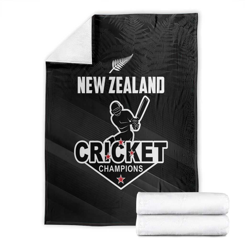New Zealand Cricket Blanket Aotearoa Black Cap Come On LT01 - Polynesian Pride