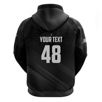 Custom New Zealand Cricket Hoodie Aotearoa Black Cap Come On LT01 - Polynesian Pride