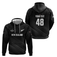 Custom New Zealand Cricket Hoodie Aotearoa Black Cap Come On LT01 - Polynesian Pride