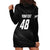 Custom New Zealand Cricket Hoodie Dress Aotearoa Black Cap Come On