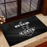 New Zealand Cricket Rubber Doormat Aotearoa Black Cap Come On LT01 - Polynesian Pride
