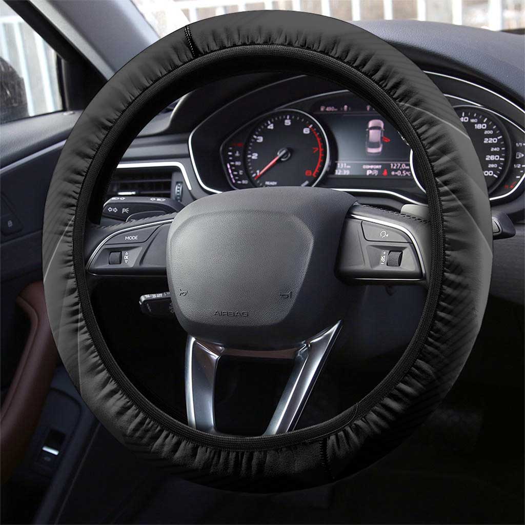 New Zealand Cricket Steering Wheel Cover Aotearoa Black Cap Come On LT01 - Polynesian Pride